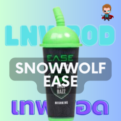 Snowwolf EASE 8000 Puffs ราคาส่ง พอตใช้แล้วทิ้ง 8000 คำ จากแบรนด์ Snowwolf รูปทรงแก้วน้ำสุดเท่ ขาย Snowwolf 8000 คำ ราคาถูก ส่งด่วน แมส แกร็บ ไลน์แมน พัสดุ
