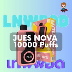 Jues Nova 10000 Puffs ราคาส่ง พอตใช้แล้วทิ้งรุ่นใหม่ล่าสุดที่สูบได้ถึง 10,000 คำ มาพร้อมกับกลิ่ 15 กลิ่น จูส โนวา 10000 คำ ราคาถูก ส่งด่วน แมส Grab Line man